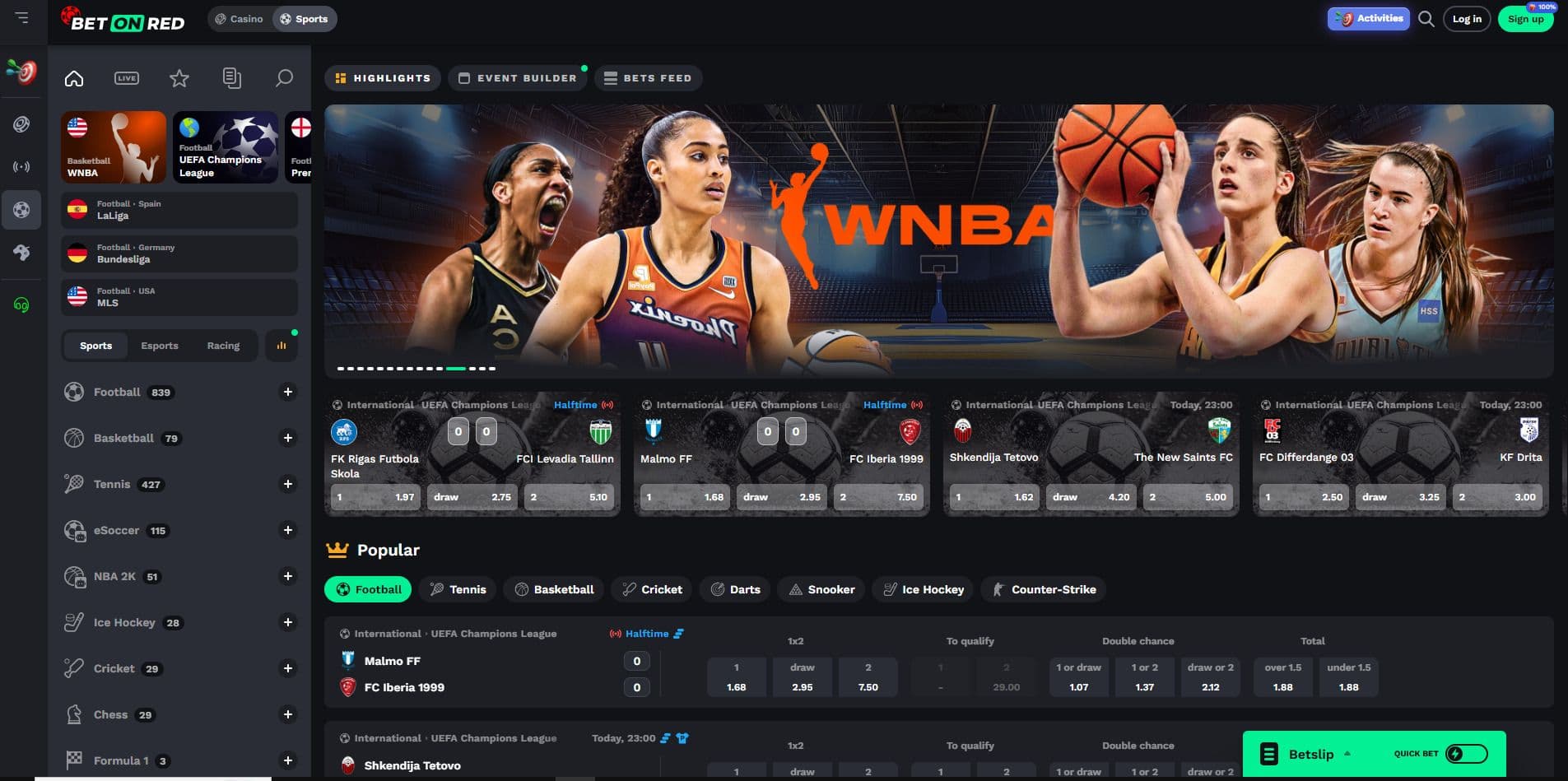bet on red picture sport